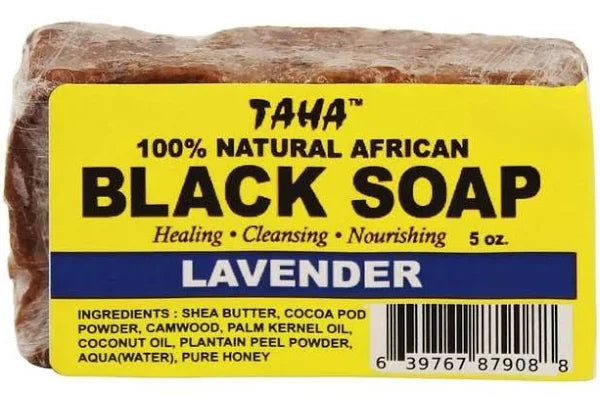 100% Natural African Black Soap