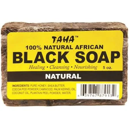 100% Natural African Black Soap