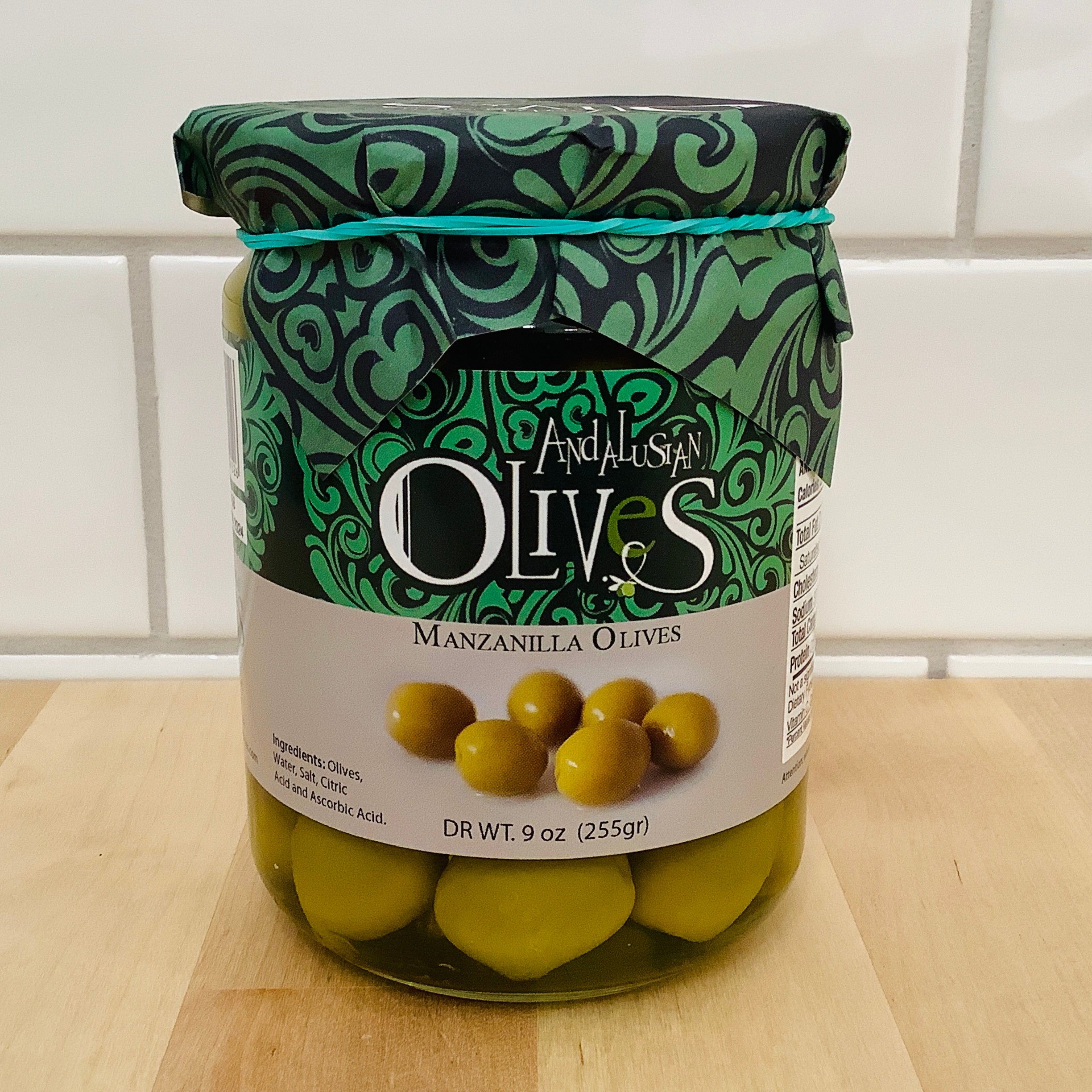 ANDALUSIAN Manzanilla Olives With Pits