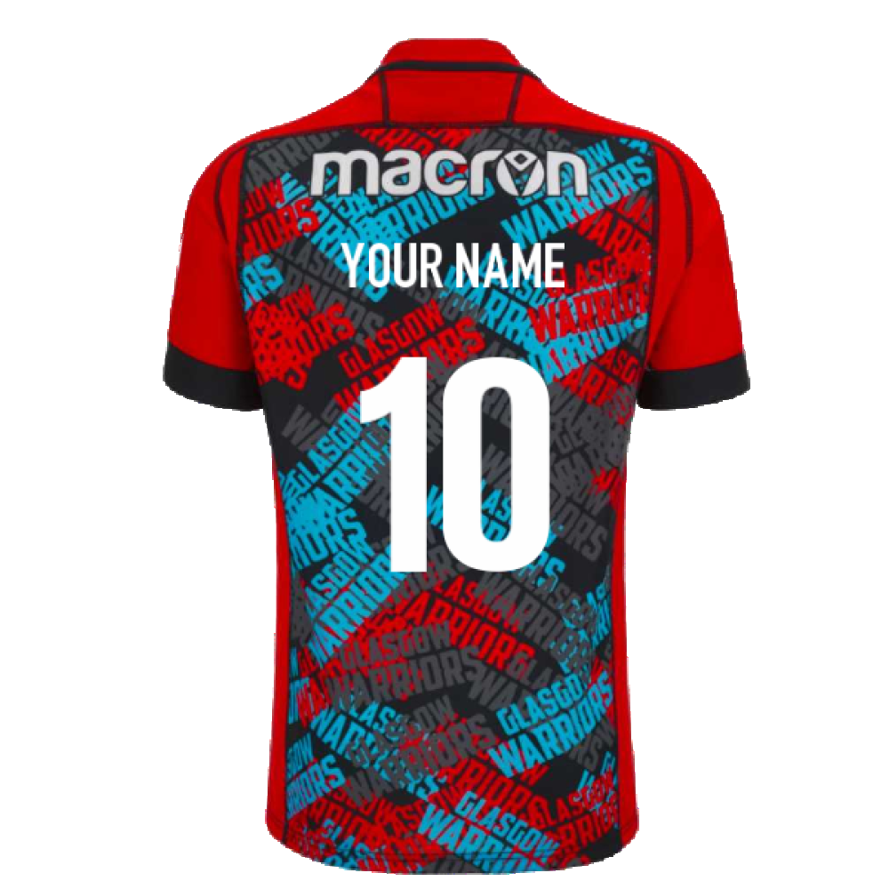 2023-2024 Glasgow Warriors Training Rugby Shirt (Your Name)