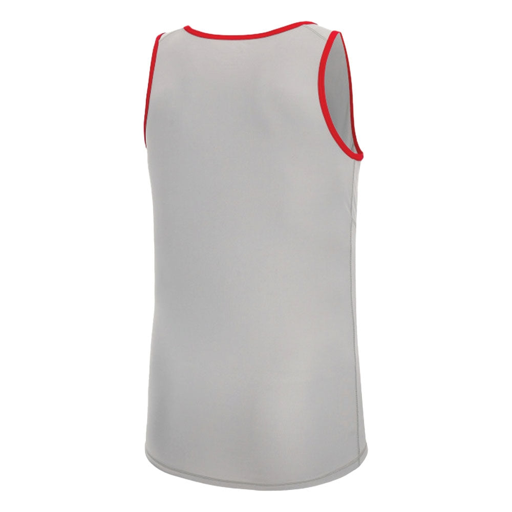2022-2023 Wales Training Gym Vest (Grey) (Your Name)