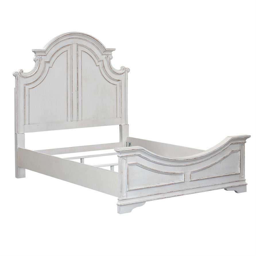 Aspire White 2pc Queen Panel Bedroom Set