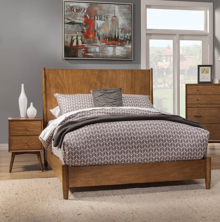 Keira Acorn 2pc Bedroom Set with Queen Panel Bed