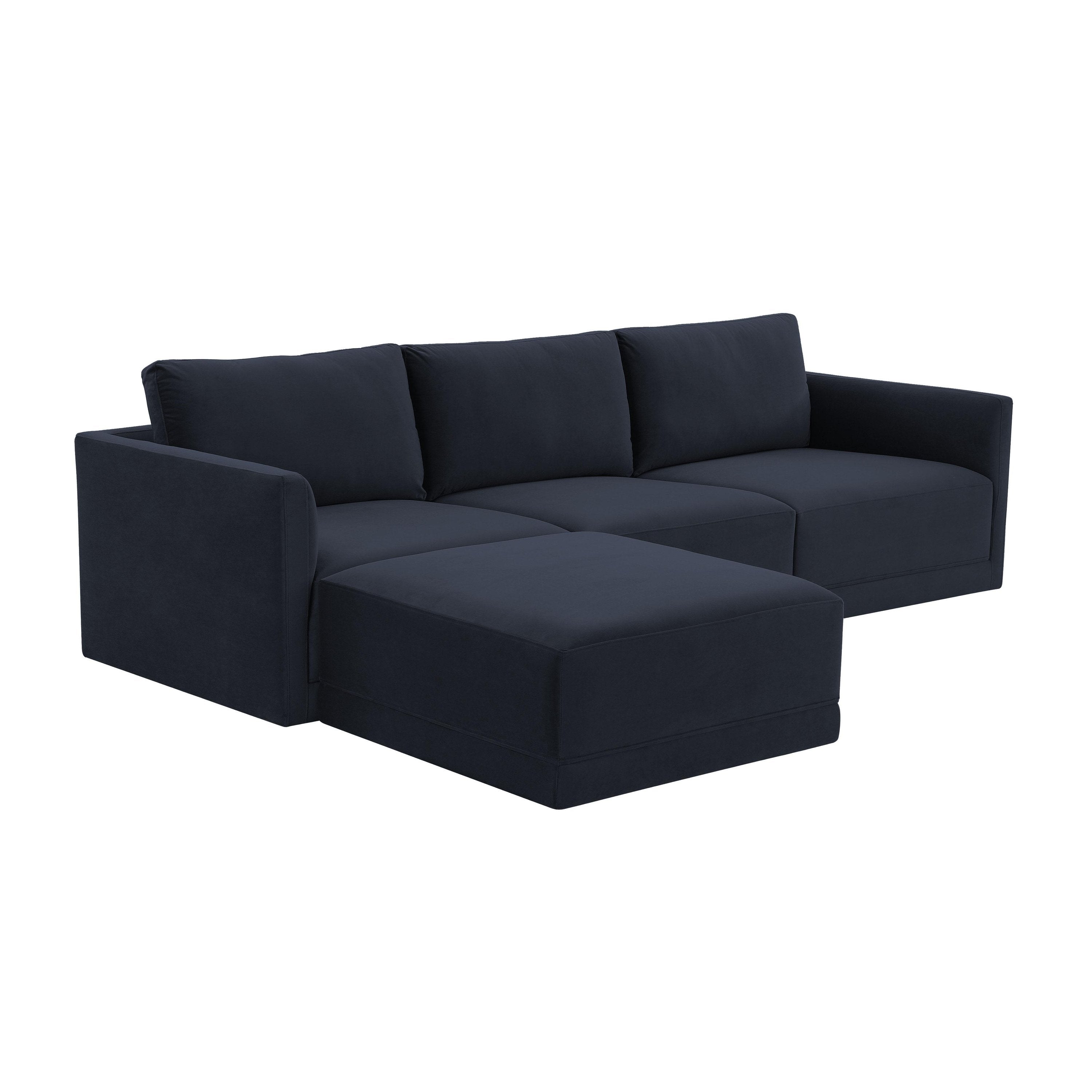 Hyperion Navy Modular Sectional