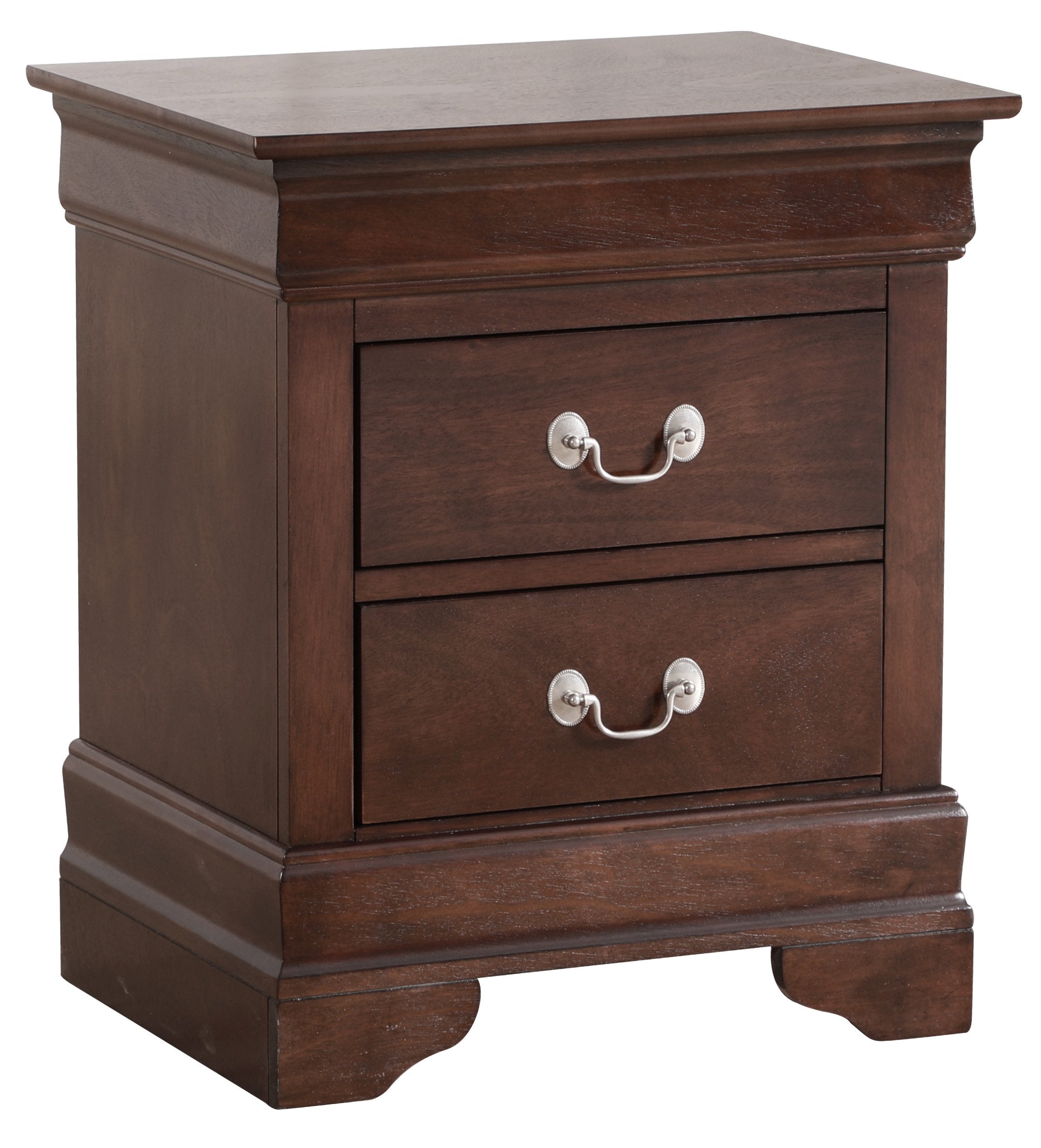 Everly Cappuccino 2 Drawers Nightstand