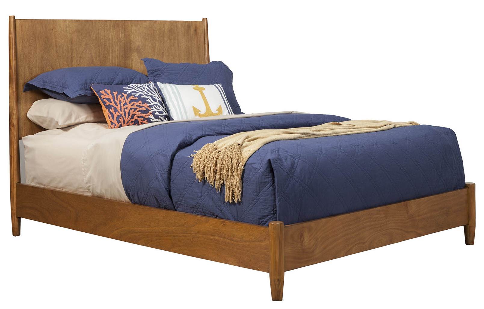 Keira Acorn 2pc Bedroom Set with Queen Panel Bed