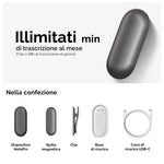 PLAUD NotePin e Piano annuale illimitato
