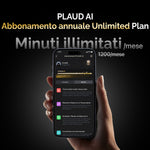 Abbonamento annuale illimitato PLAUD AI