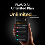 PLAUD NOTE e Piano annuale illimitato
