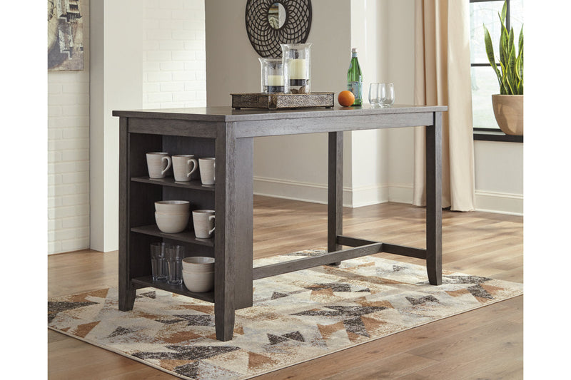 Caitbrook Gray Counter Height Dining Table