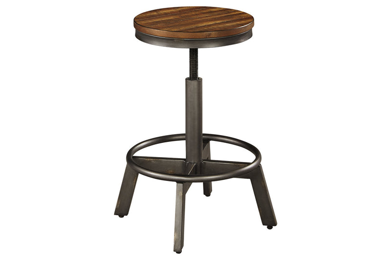 Torjin Brown/Gray Counter Height Stool, Set of 2