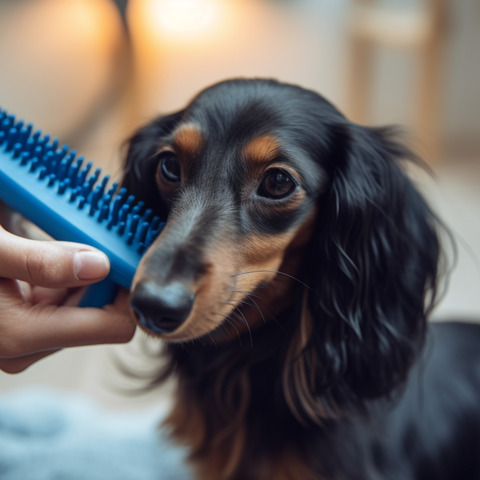 Long haired sales mini dachshund shedding