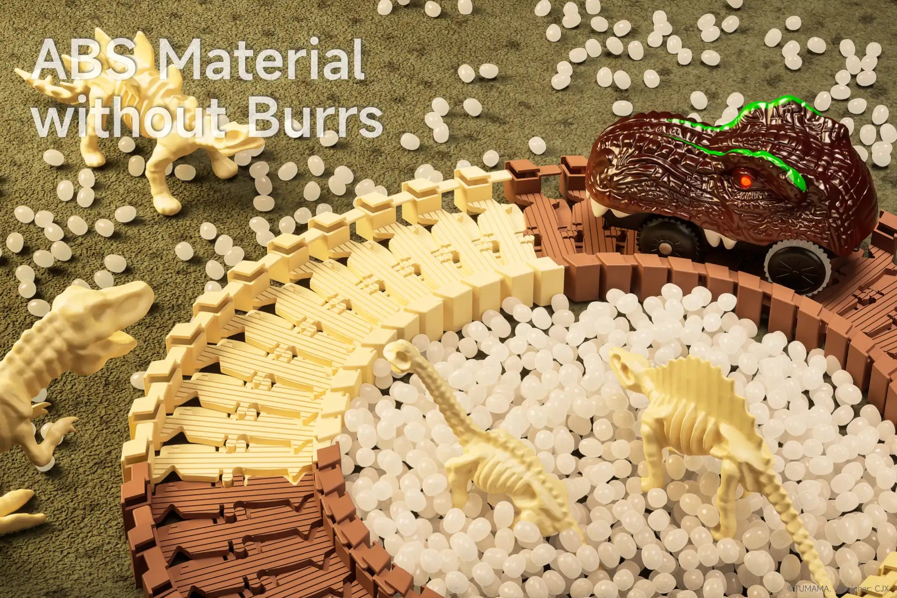 ABS material for making the toy car race track