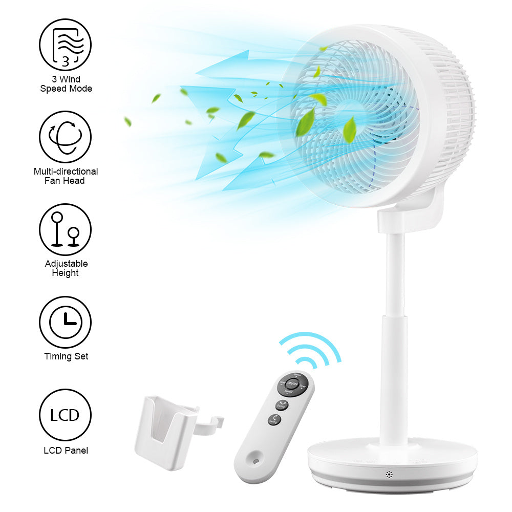 55W Remote Control Home Air Circulator Power Fan