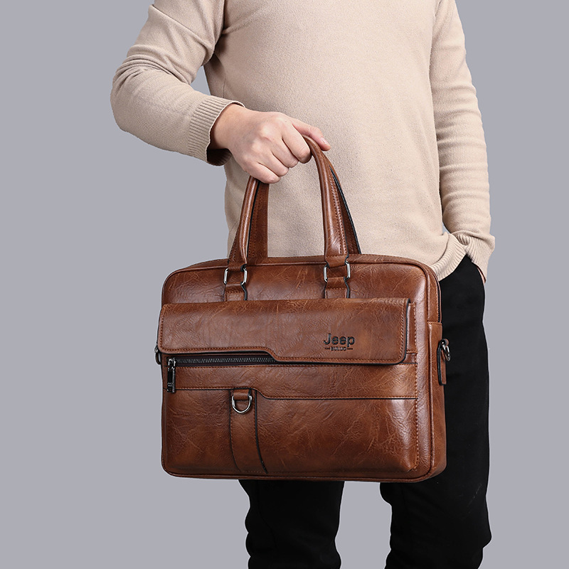 Fashion One-shoulder Horizontal Travel Laptop Handbag