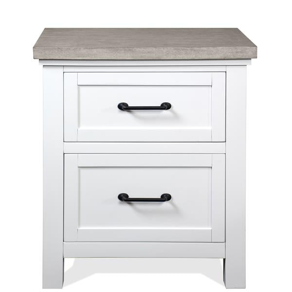 Cora Two Drawer Nightstand