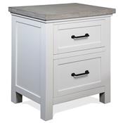 Cora Two Drawer Nightstand