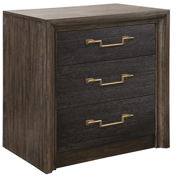 Graham Three Drawer Nightstand