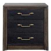 Graham Three Drawer Nightstand