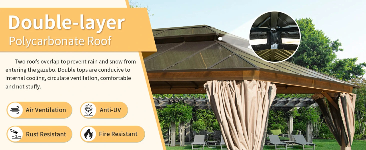 Domi outdoor living gazebo