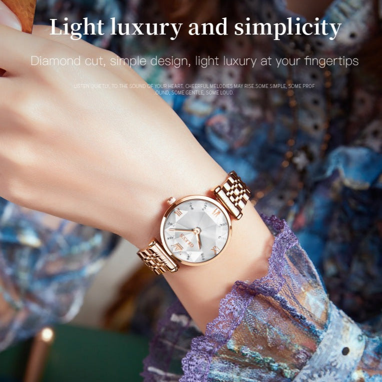 Luxury quartz watch for women that will cover your wrist with great class