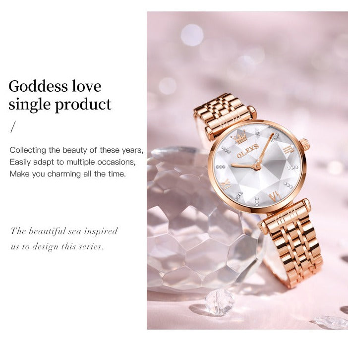 Luxury quartz watch for women that will cover your wrist with great class