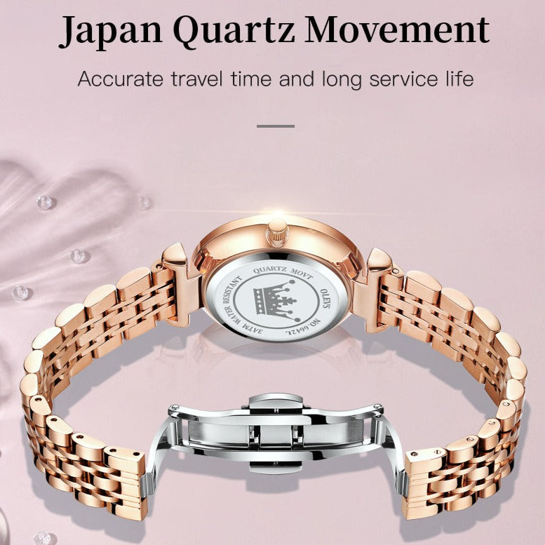 Luxury quartz watch for women that will cover your wrist with great class