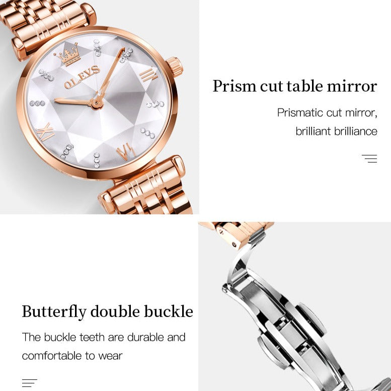 Luxury quartz watch for women that will cover your wrist with great class