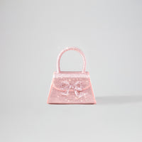 Pink Rhinestone Micro Bow Bag