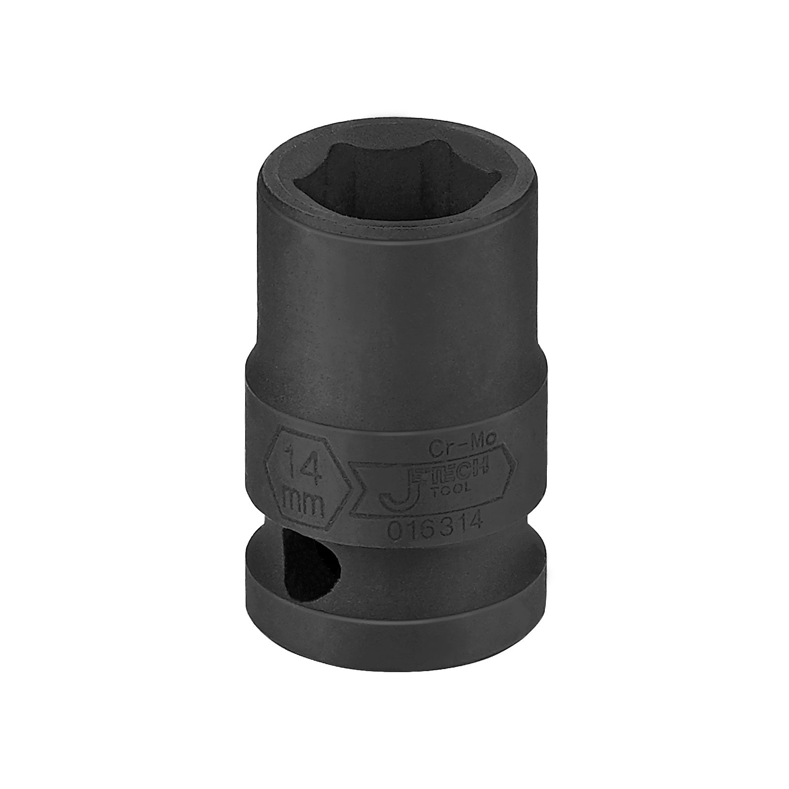 Jetech 1/2 Inch Drive 14mm Standard Impact Socket, Metric