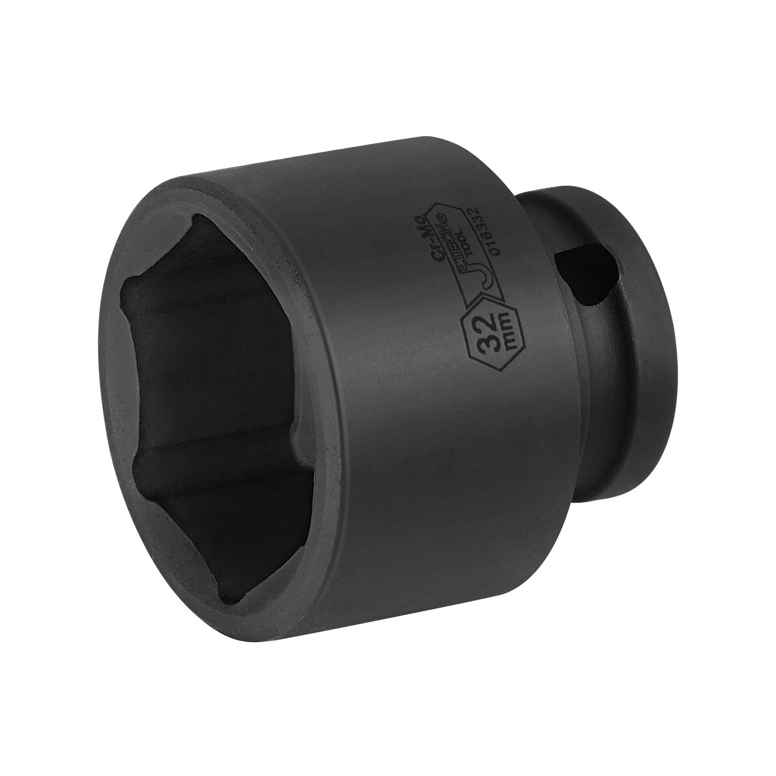 Jetech 1/2 Inch Drive 32mm Standard Impact Socket, Metric