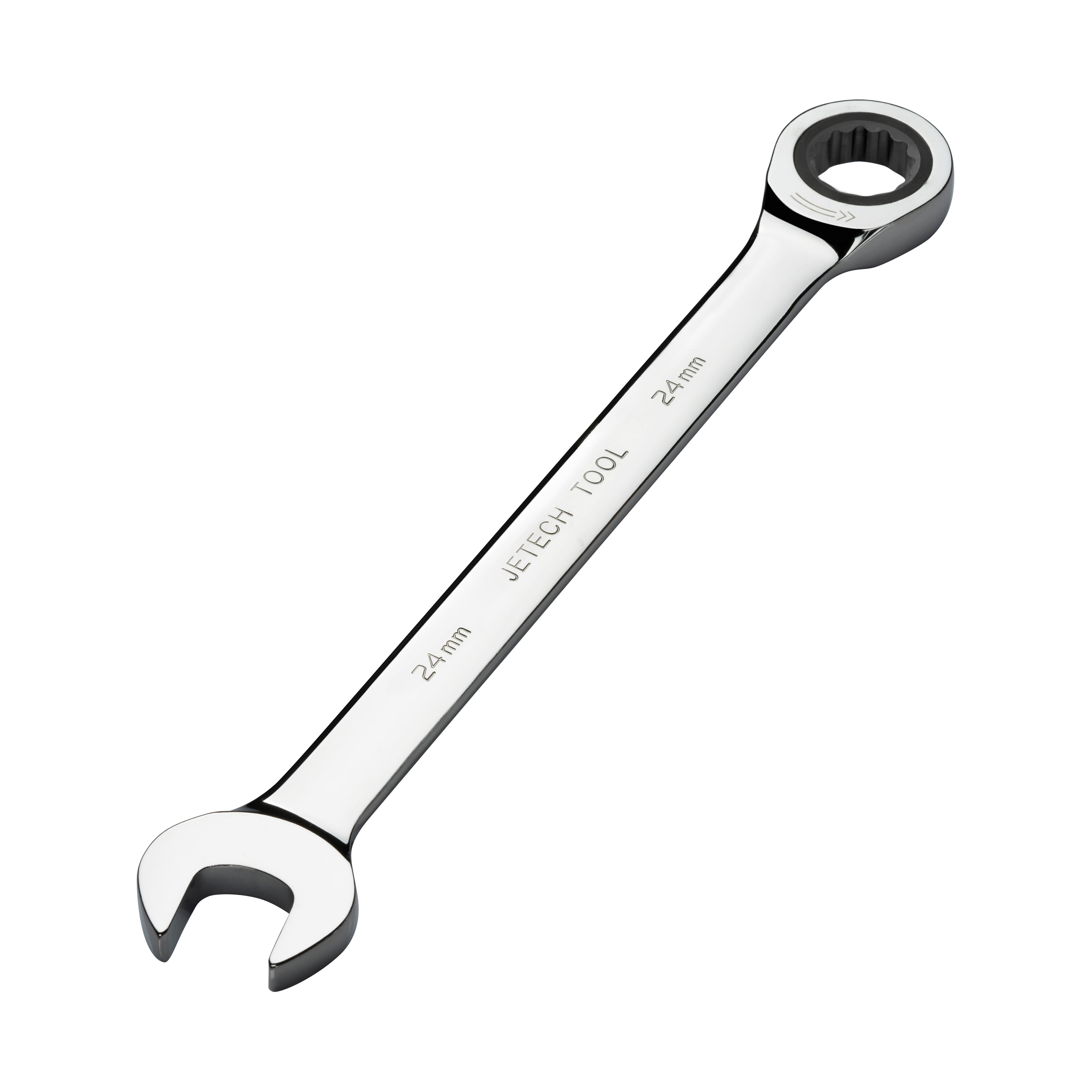 Jetech 24mm Ratcheting Combination Wrench, Metric