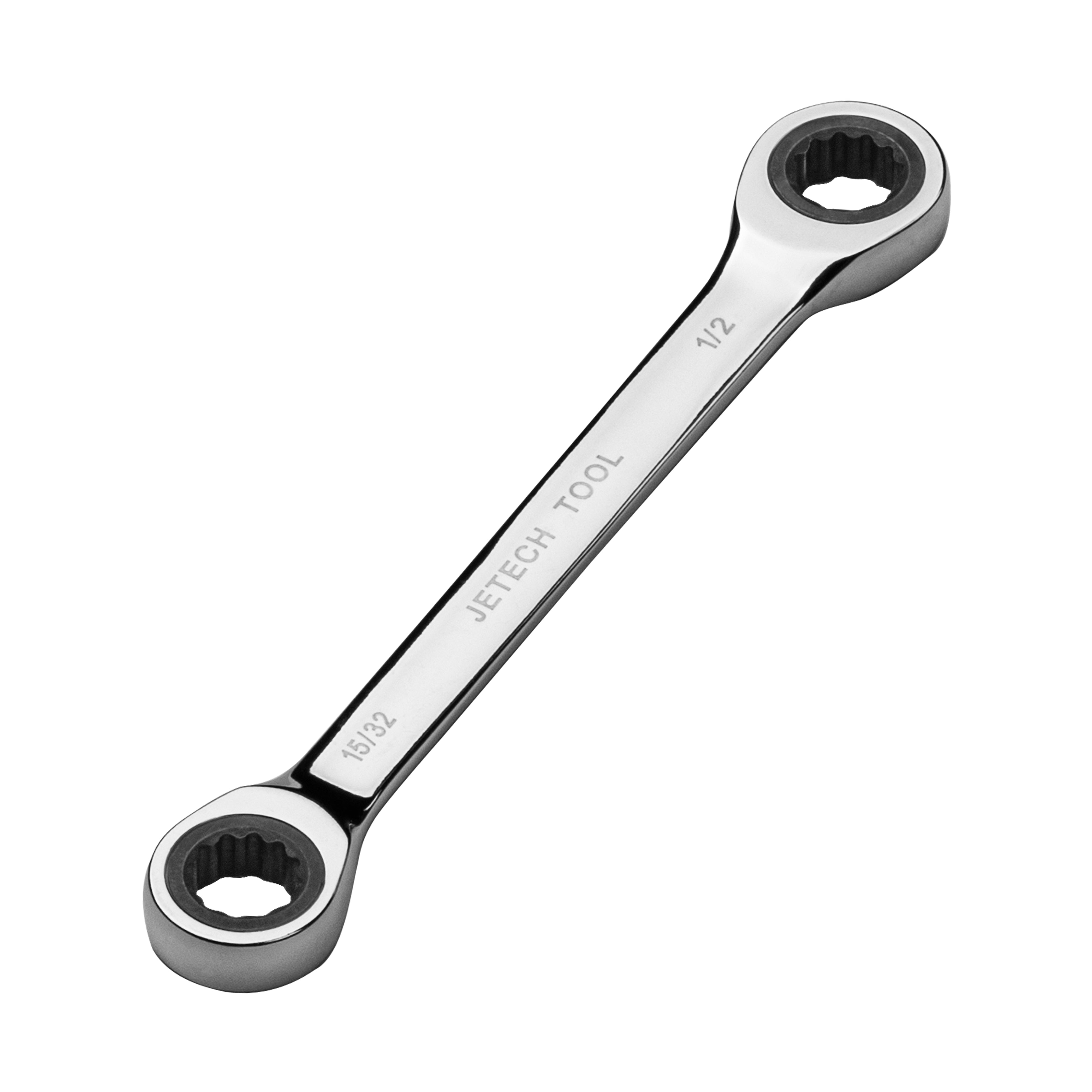 Jetech Double Box End Ratcheting Wrench (15/32 Inch x 1/2 Inch), SAE