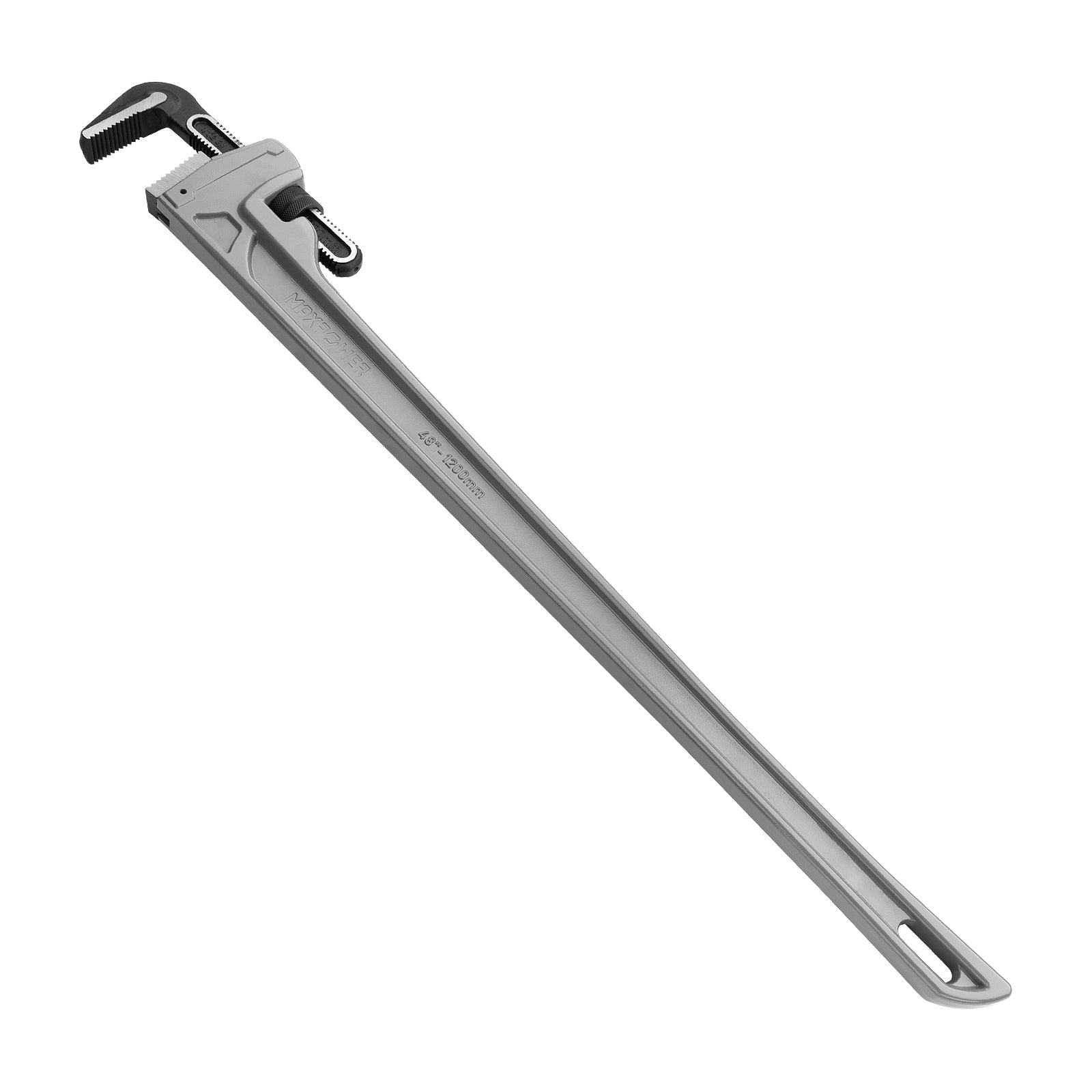 MAXPOWER Aluminum Straight Pipe Wrench, 48 Inch(1200mm)