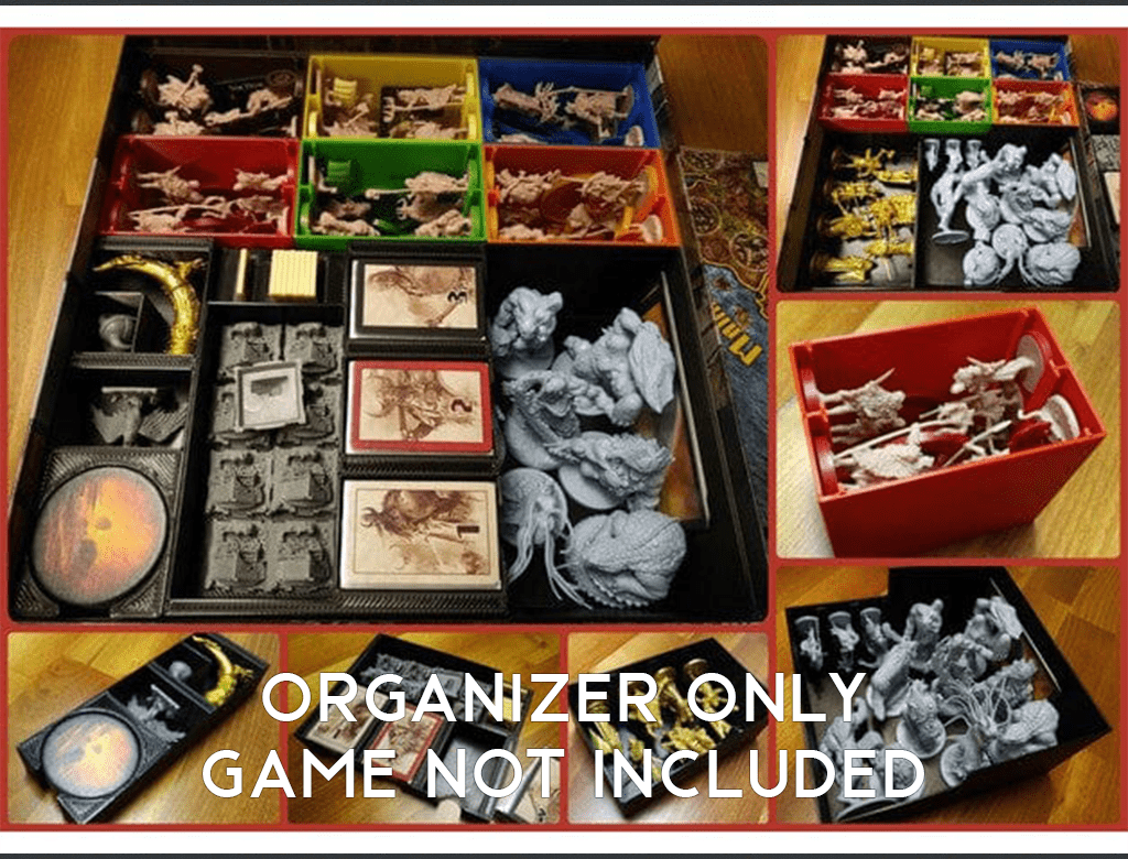 Blood Rage with all Expansions Board Game Insert / Organizer