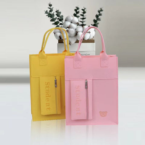 Fashion Non woven fabric plain Floral colorful tote bags