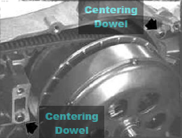 Connecting the transmission housing