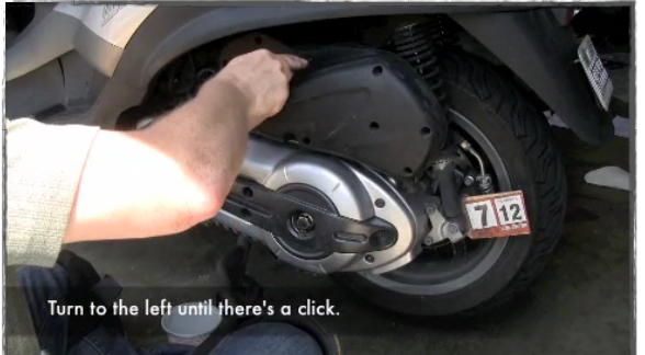 Put on the air filter