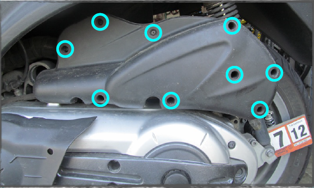 Remove the air filter