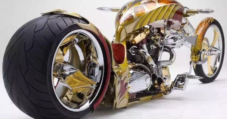 Yamaha BMS Chopper motorcycle(24K gold coating)