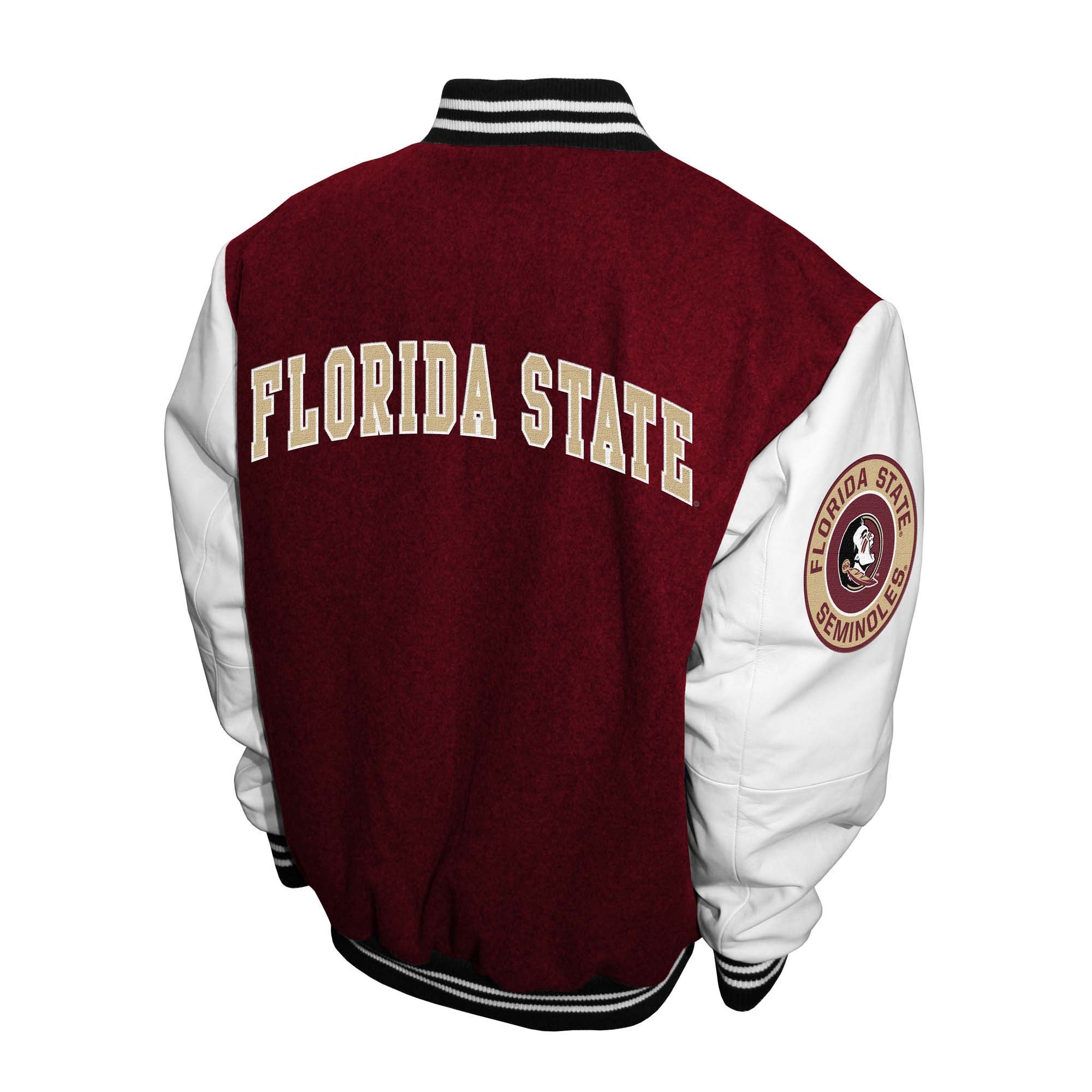Florida State Seminoles Franchise Club Mens Graduate Wool Varsity Letterman Jacket