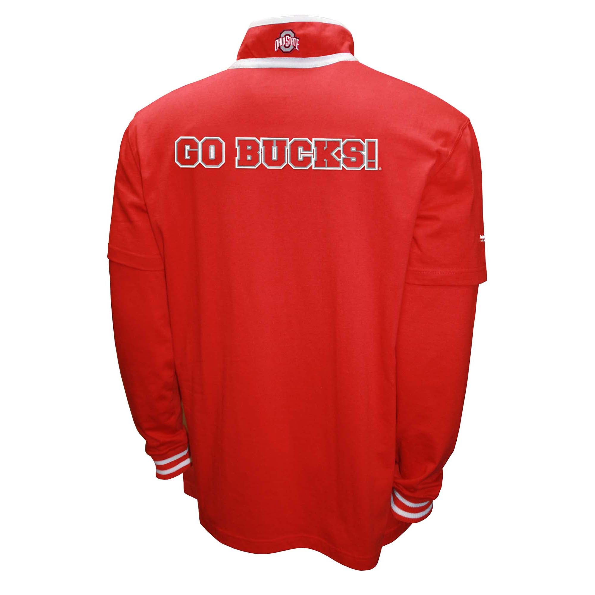 Ohio State Buckeyes Franchise Club Mens NCAA 3 In 1 Double Down Systems Jacket