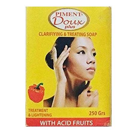 Piment Doux plus clarifying & treating soap with acid fruits 250g