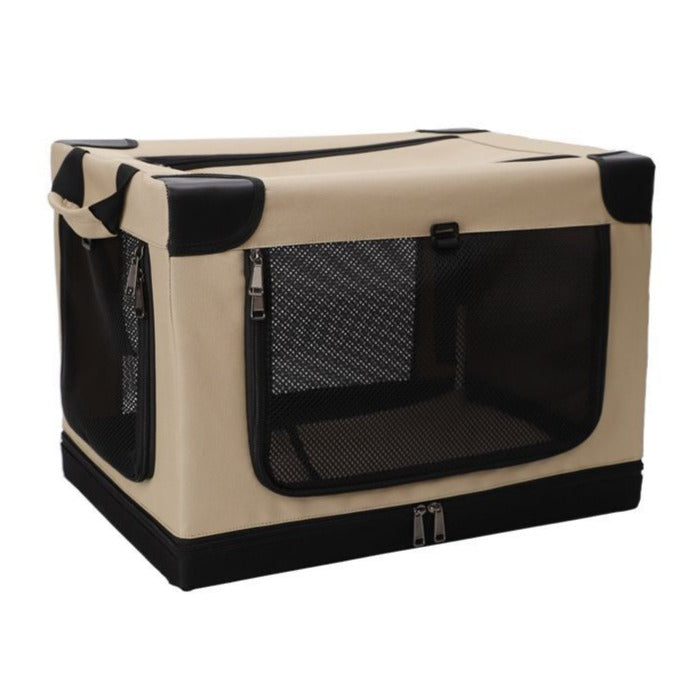 3-Door Folding Soft Dog Crate