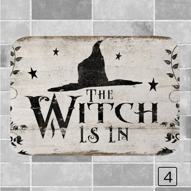 Fun Halloween Bathroom Mats