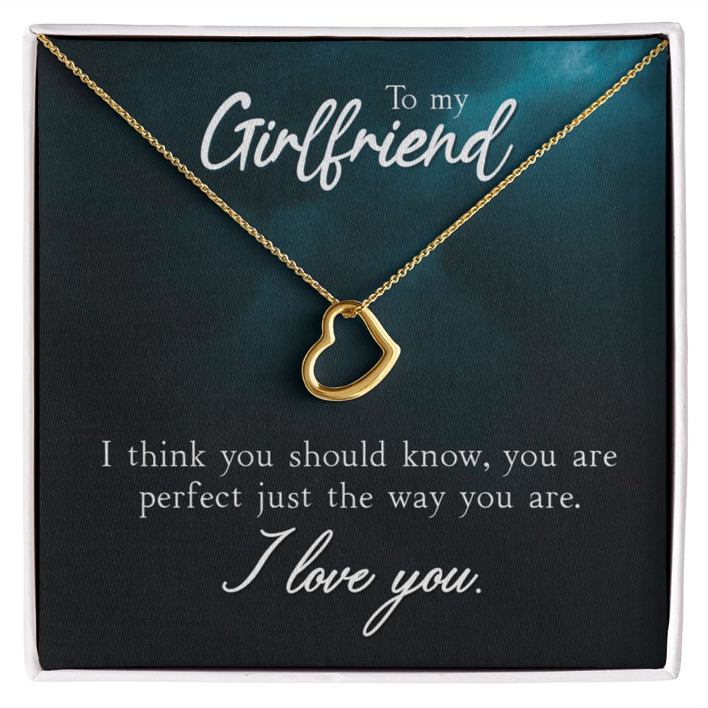 My Girlfriend Delicate Heart Necklace