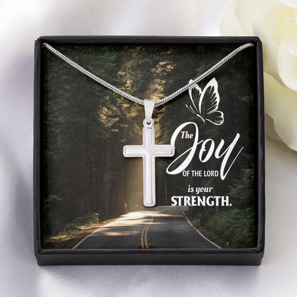 Your Strength Stainless Steel Cross Necklace