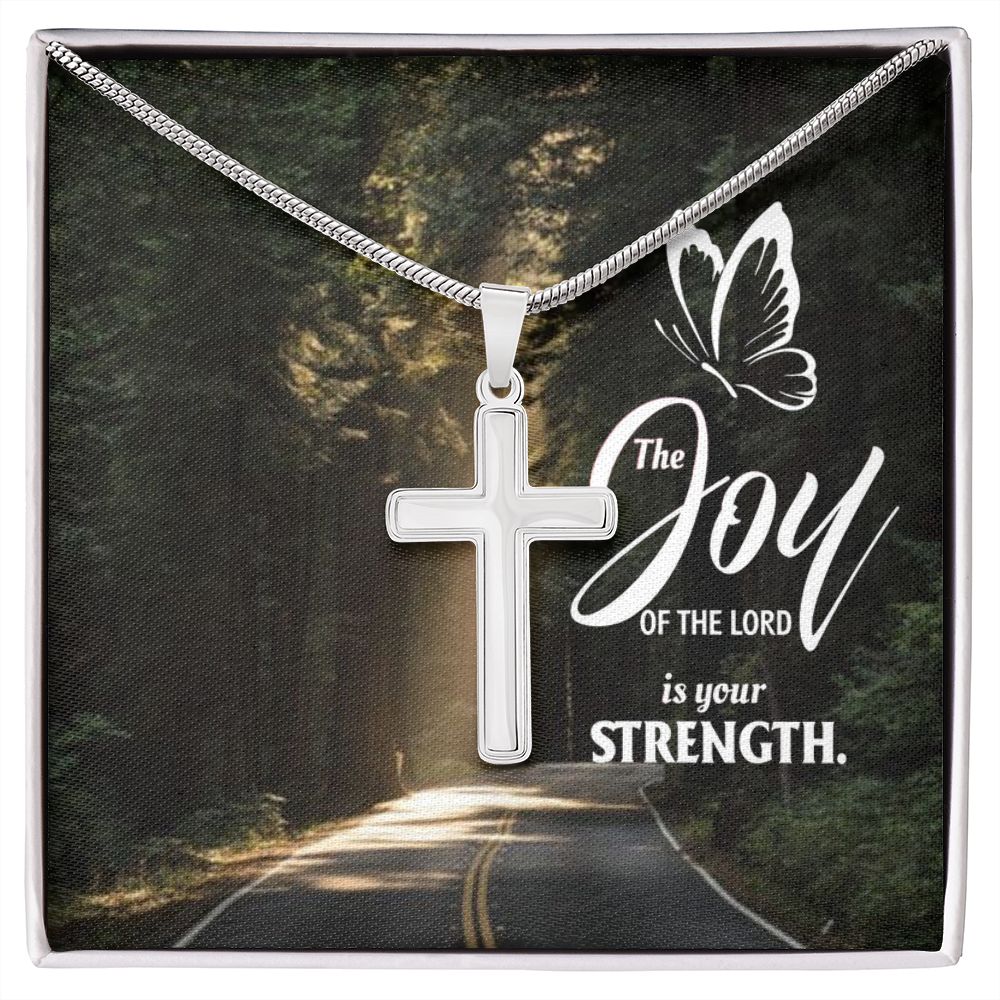 Your Strength Stainless Steel Cross Necklace