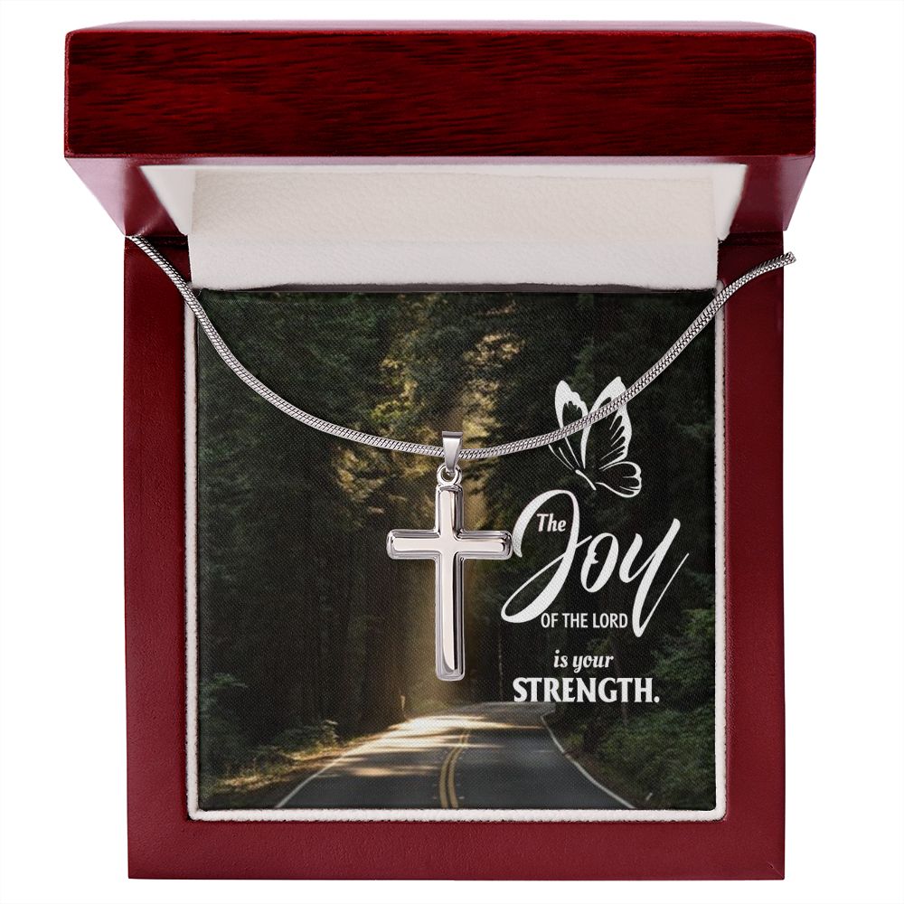 Your Strength Stainless Steel Cross Necklace