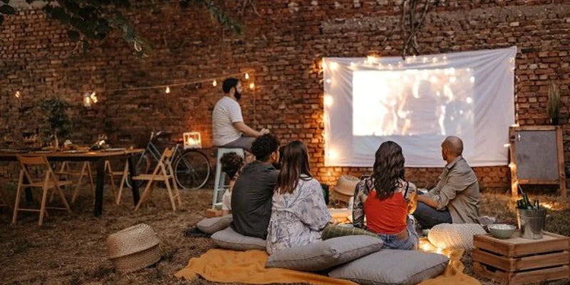 Choosing the right outdoor projector brightness